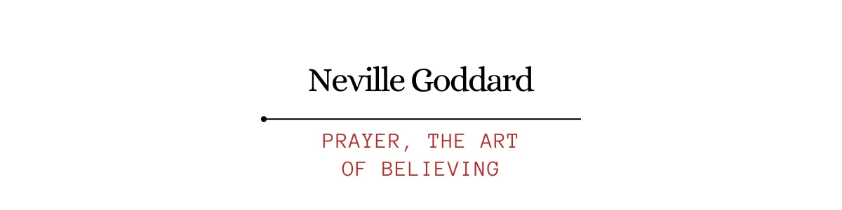 Prayer, The Art of Believing banner